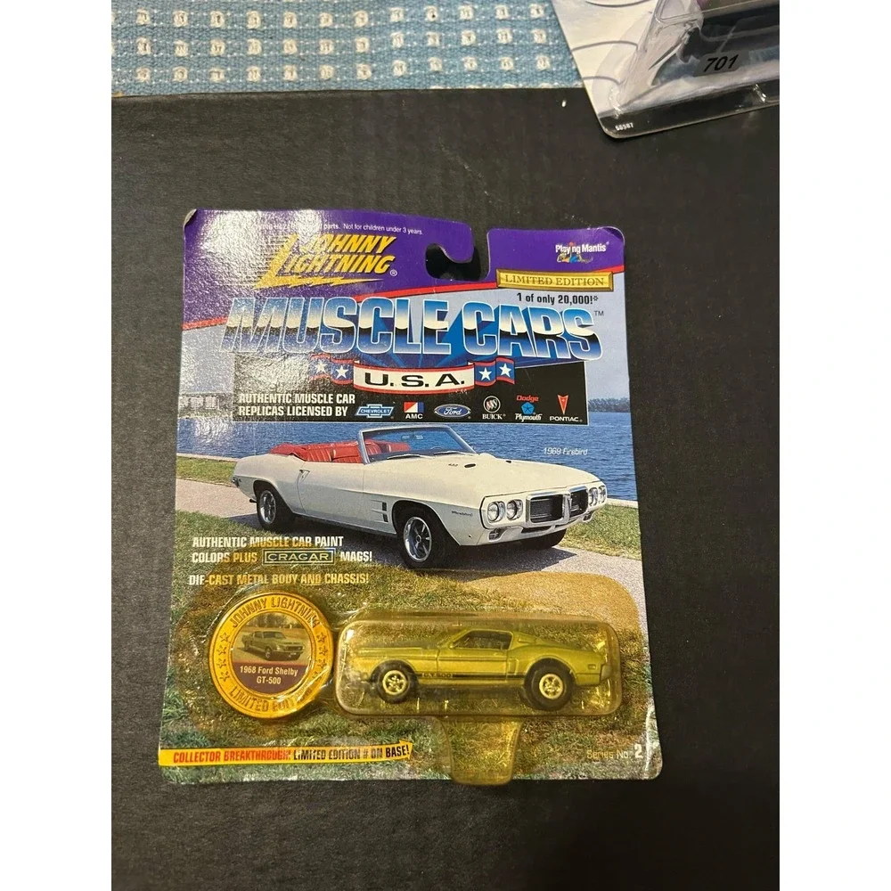 Johnny Lightning Muscle Cars USA 1968 Ford Shelby GT-500 Silver 1/64